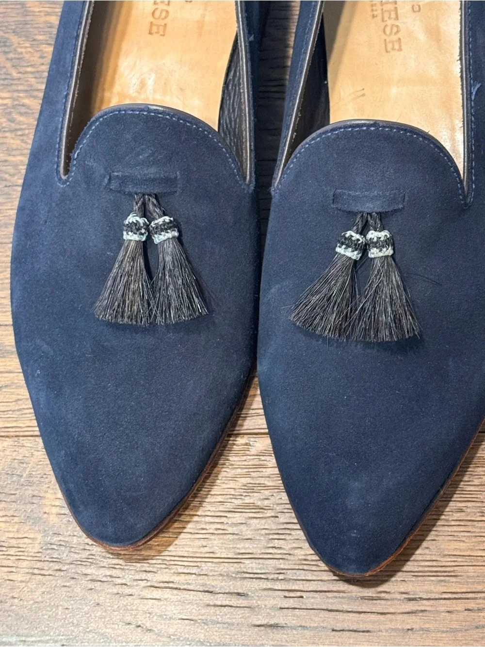 Lucchese size navy